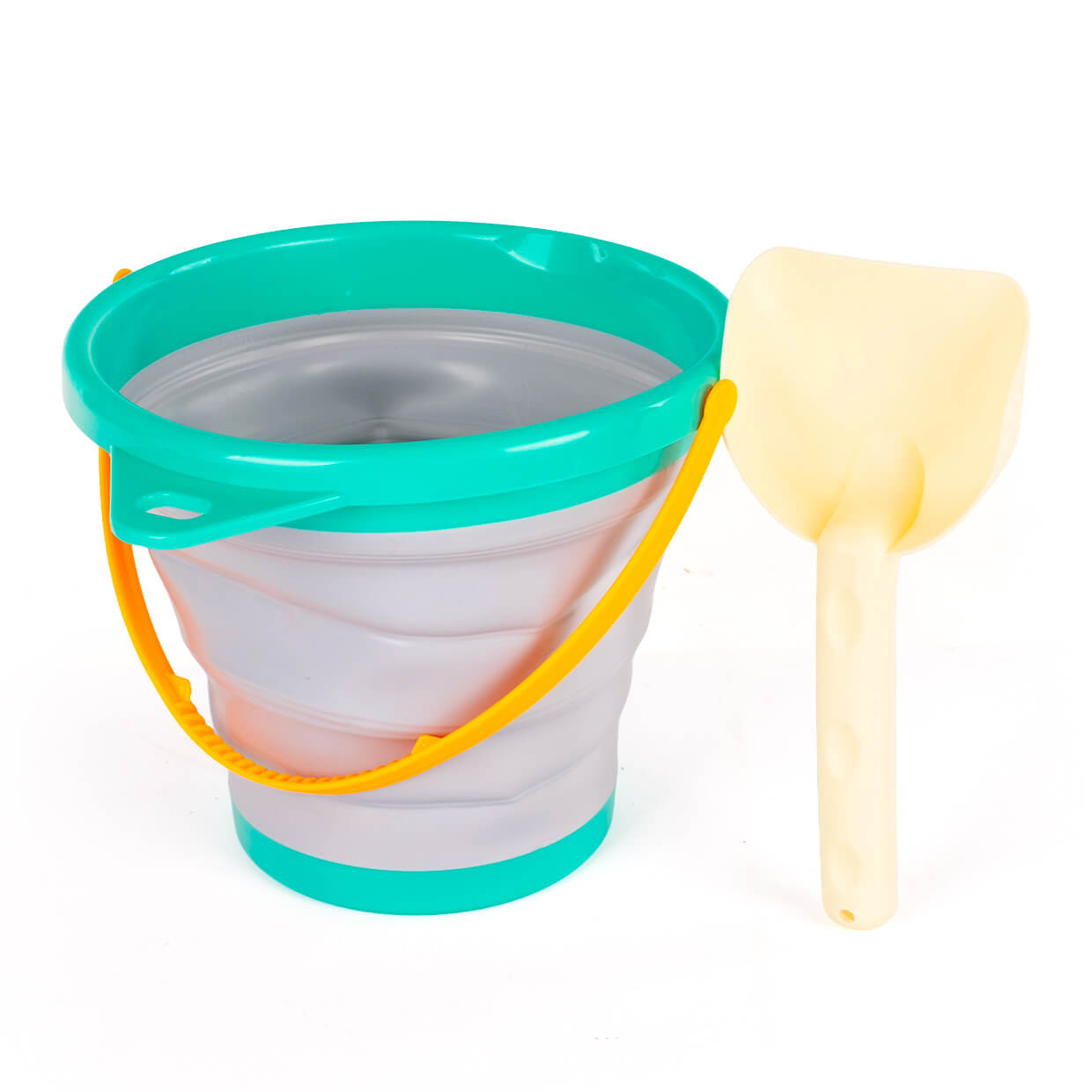 Składane silikonowe wiaderko do piasku  