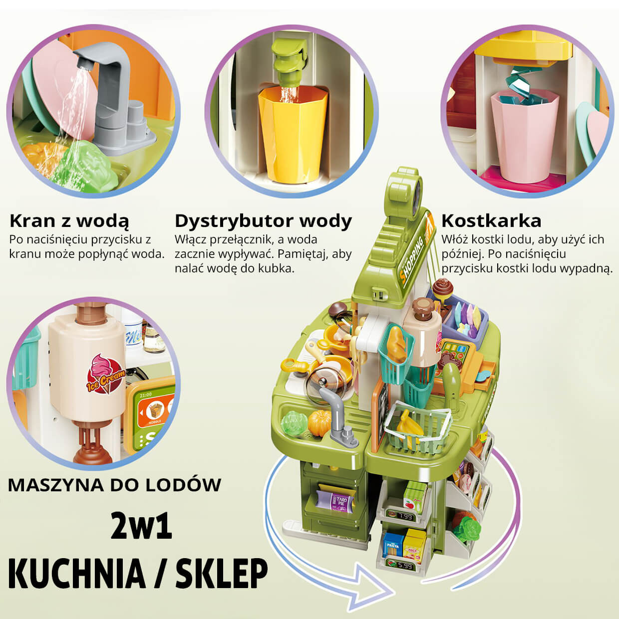Kuchnia sklep zabawka dla dzieci 
