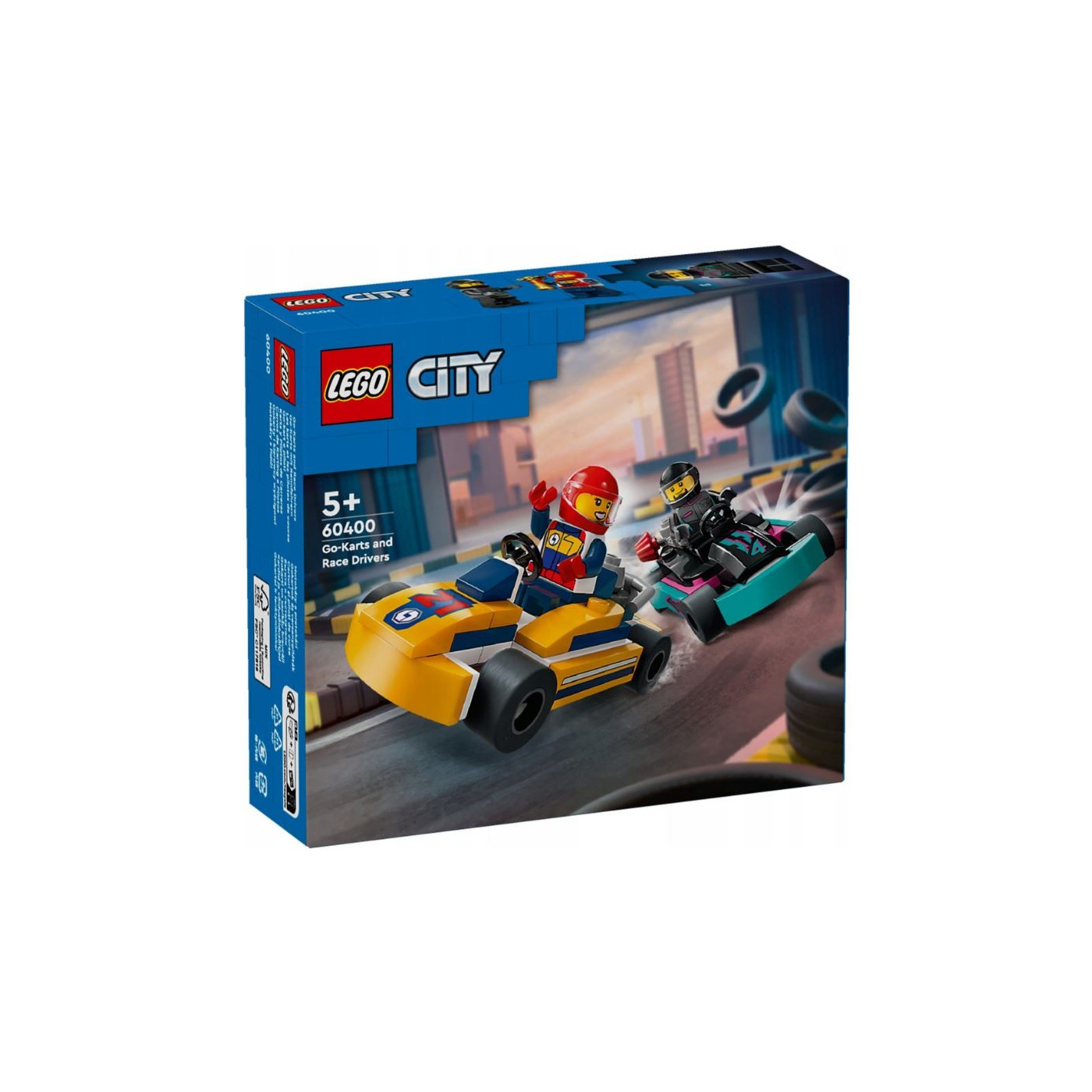 Klocki LEGO City Gokarty i kierowcy wyścigowi 60400 +5 lat