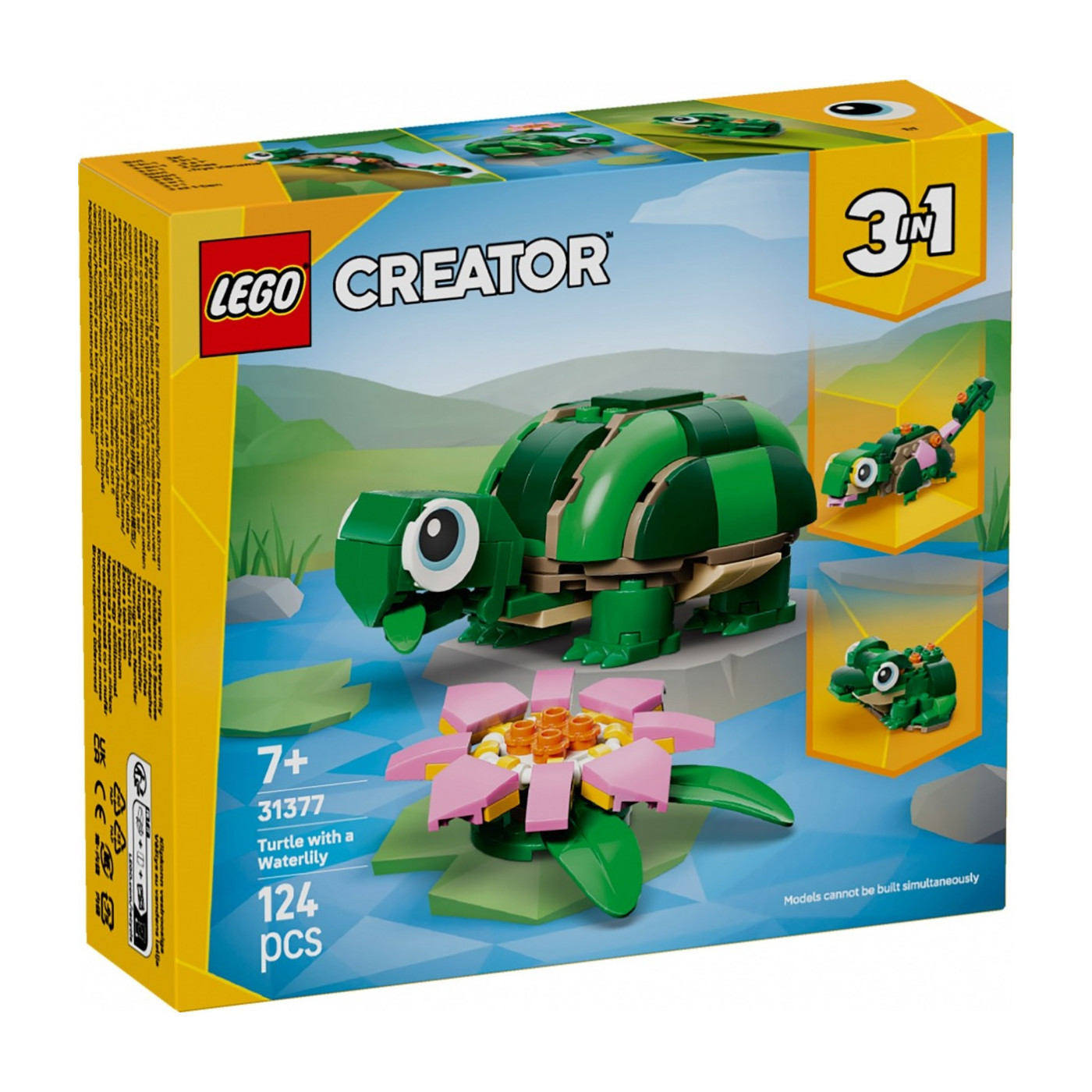 Klocki Creator 31377 Żółw i kwiat lilii wodnej