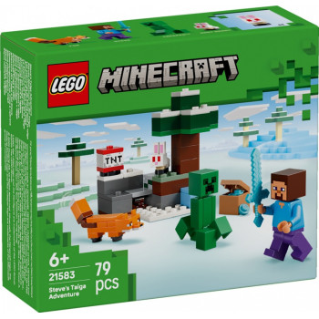 Klocki Minecraft 21583 Przygoda Stevea w tajdze