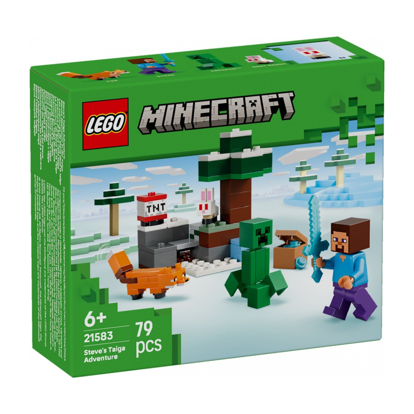 Klocki Minecraft 21583 Przygoda Stevea w tajdze