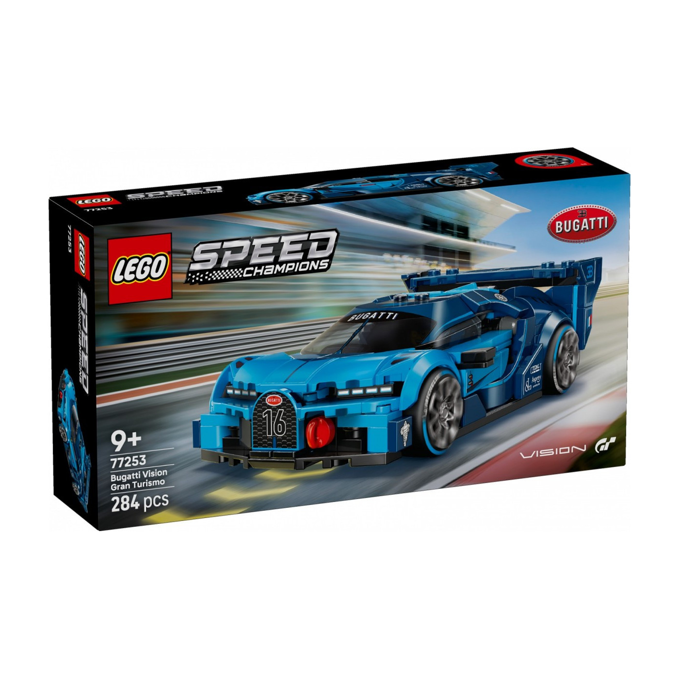 Klocki Speed Champions 77253 Hiperamochód sportowy Bugatti Vision GT