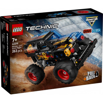 Klocki Technic 42219 Monster Jam Grave Digger Ogień i lód