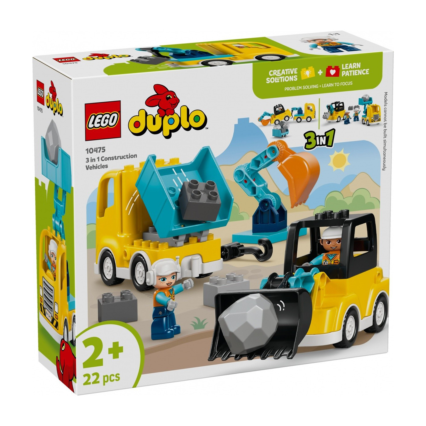 Klocki DUPLO 10475 Maszyny budowlane 3 w 1