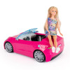 Lalka z samochodem, lalka w kabriolecie modna lalka + auto 3+
