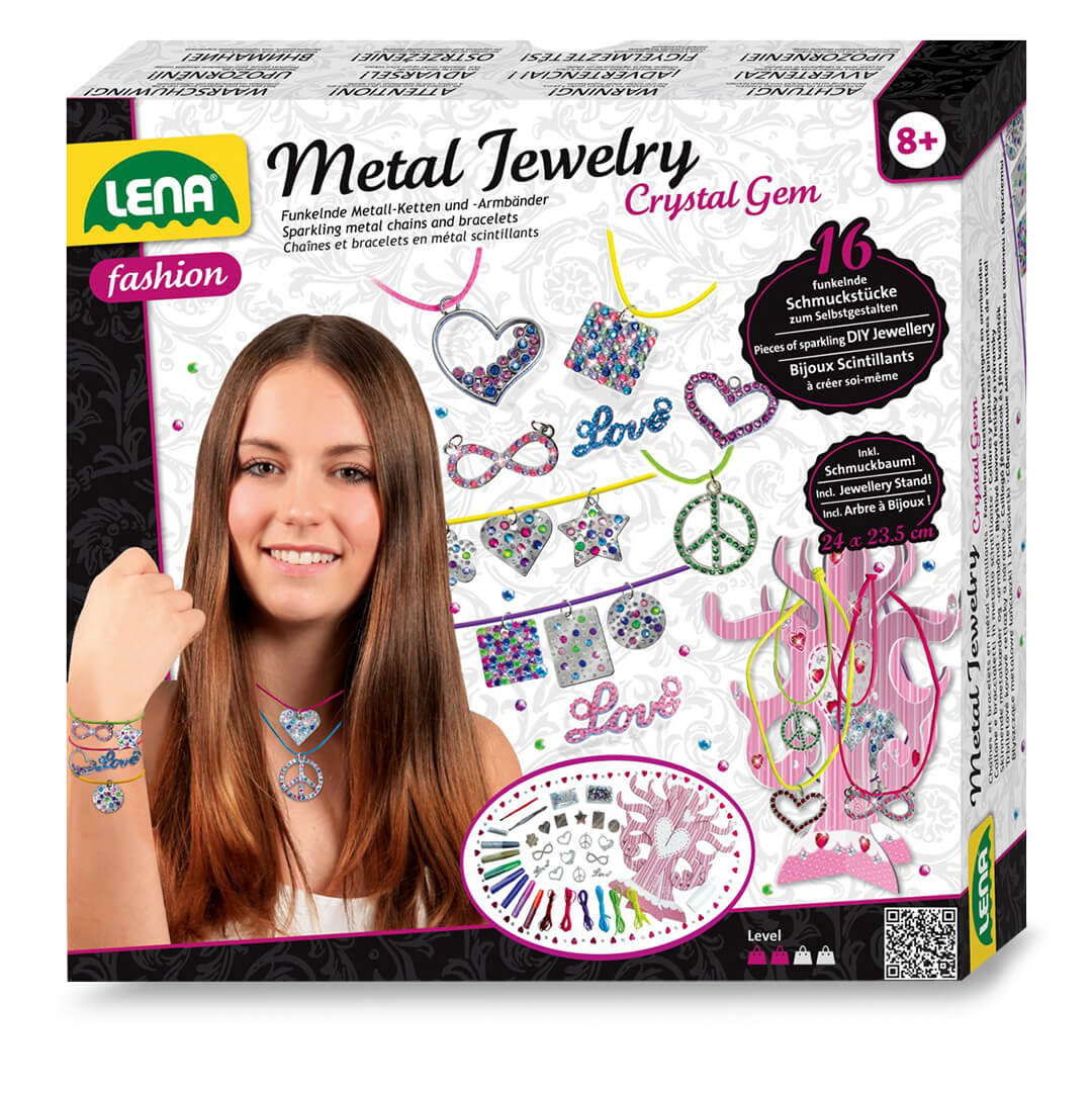 Zestaw do tworzenia metalowej biżuterii dla dzieci zabawka 8+