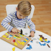 Zestaw kreatywny dla chłopca - tablica korkowa, młotek i gwoździe Plac budowy 3+