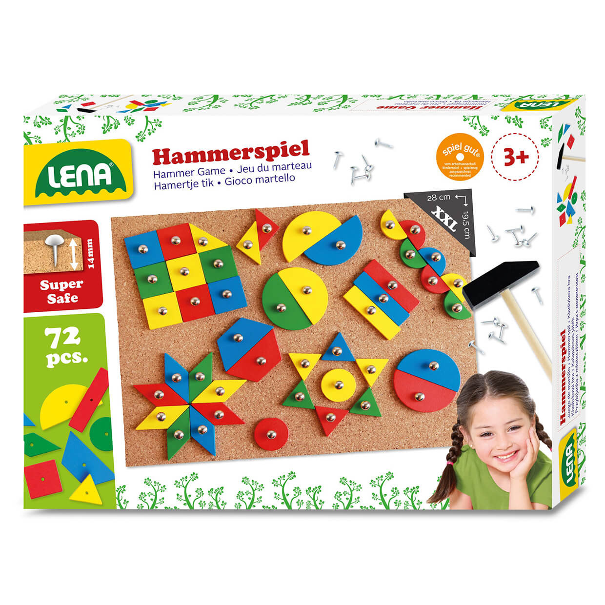 Zabawka przybijanka młotek i gwoździe dla dziecka