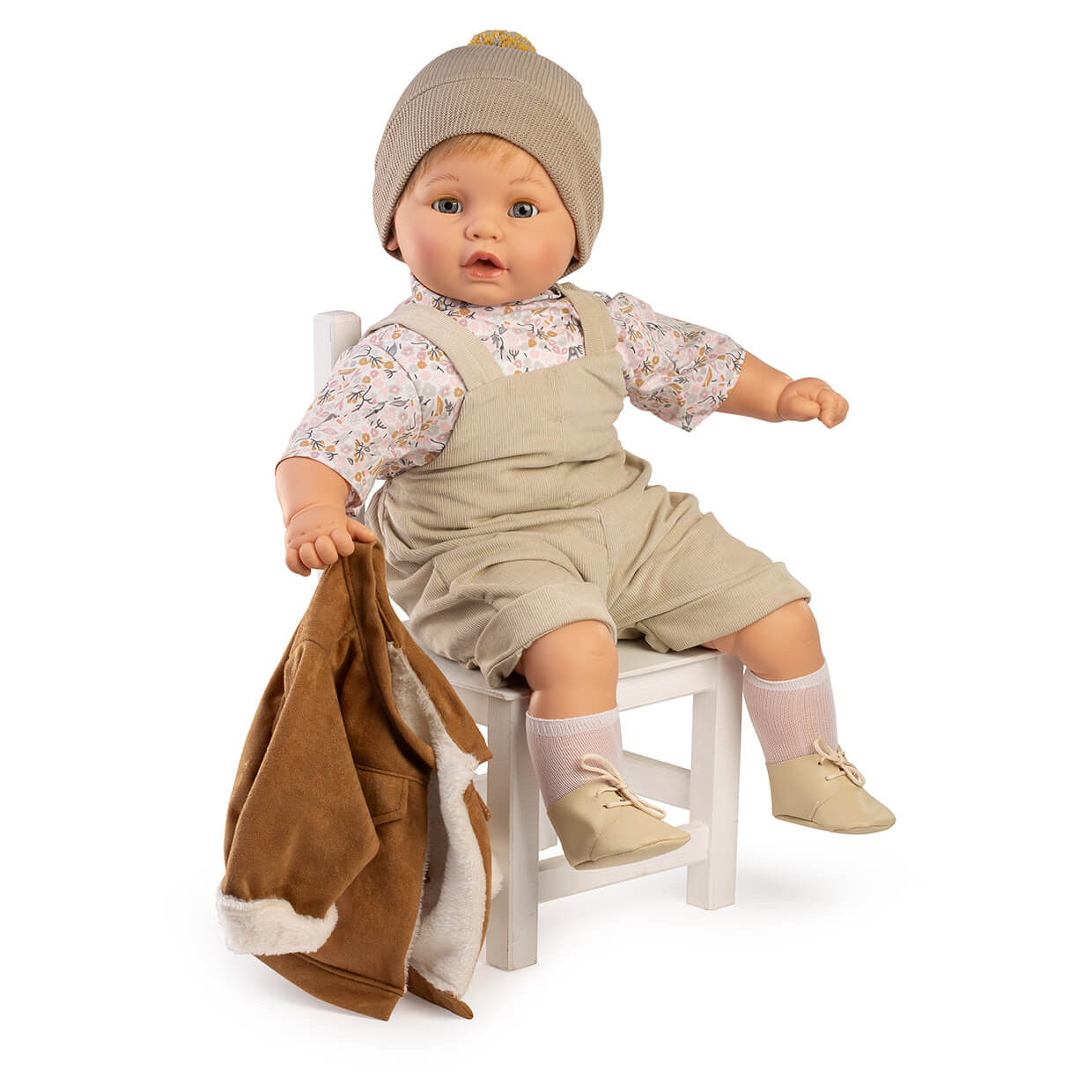 Lalka dulzon 62 cm stojąca miękka duża lala