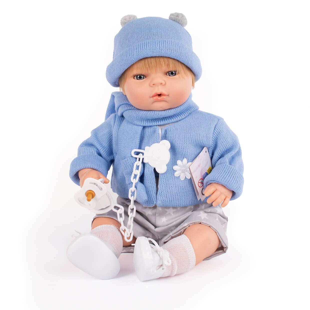 Lalka hiszpańska chłopczyk interaktyny płacze