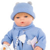 Lalka hiszpańska chłopiec bobas interaktywny ze smoczkiem 42cm winylowa