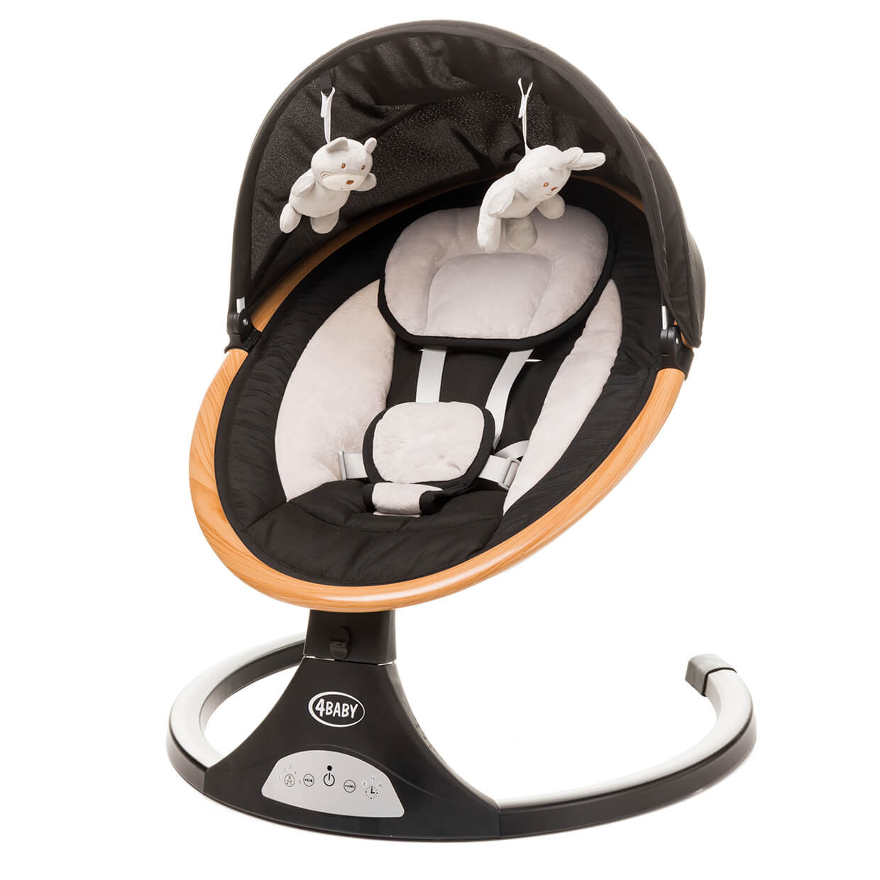 Leżaczek huśtawka elektryczna dla niemowlaka