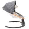 Leżaczek dla niemowląt, huśtawka elektryczna dla malucha ROCK & RELAX 4Baby GREY