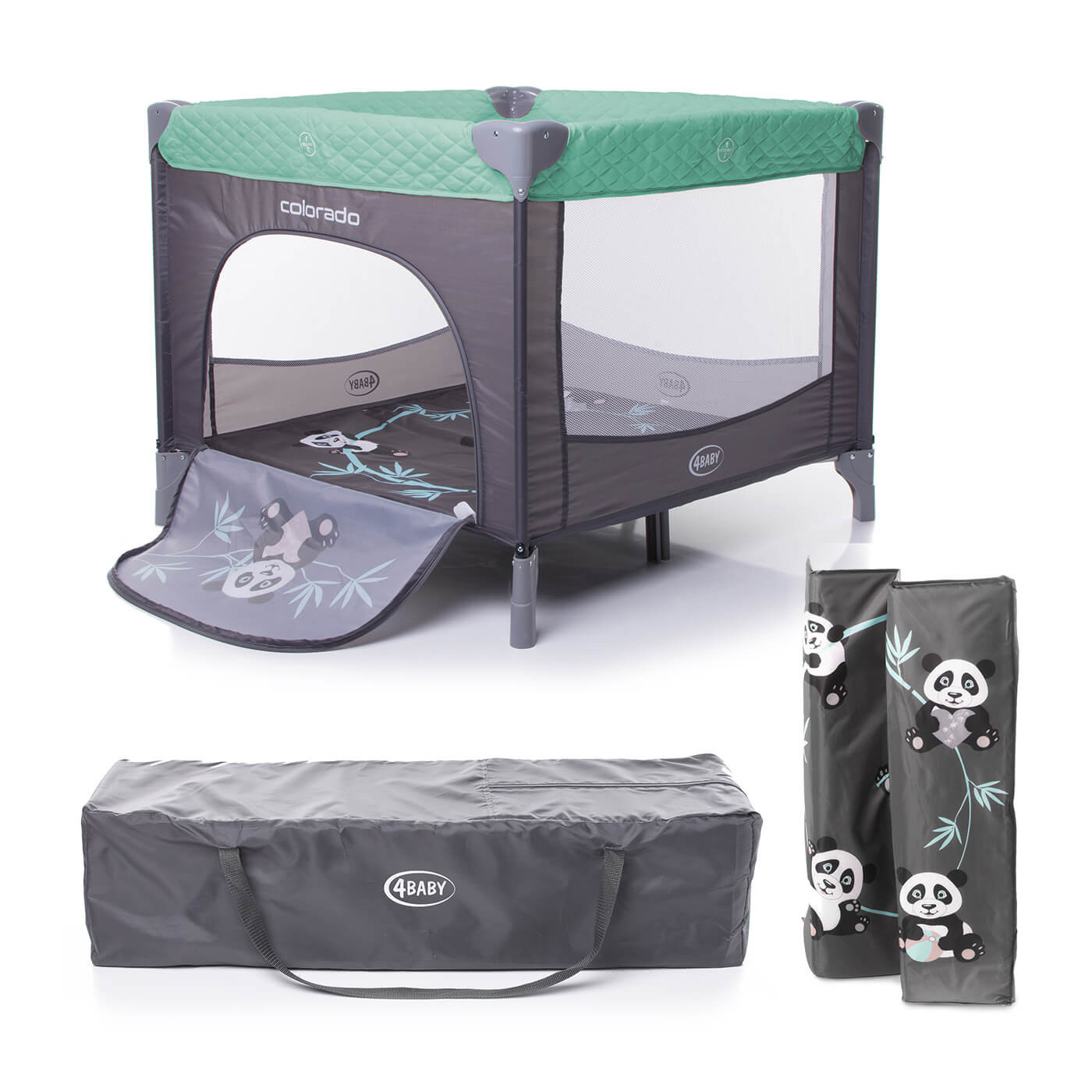 Kojec dla dzieci turystyczny COLORADO 4Baby duży, składany