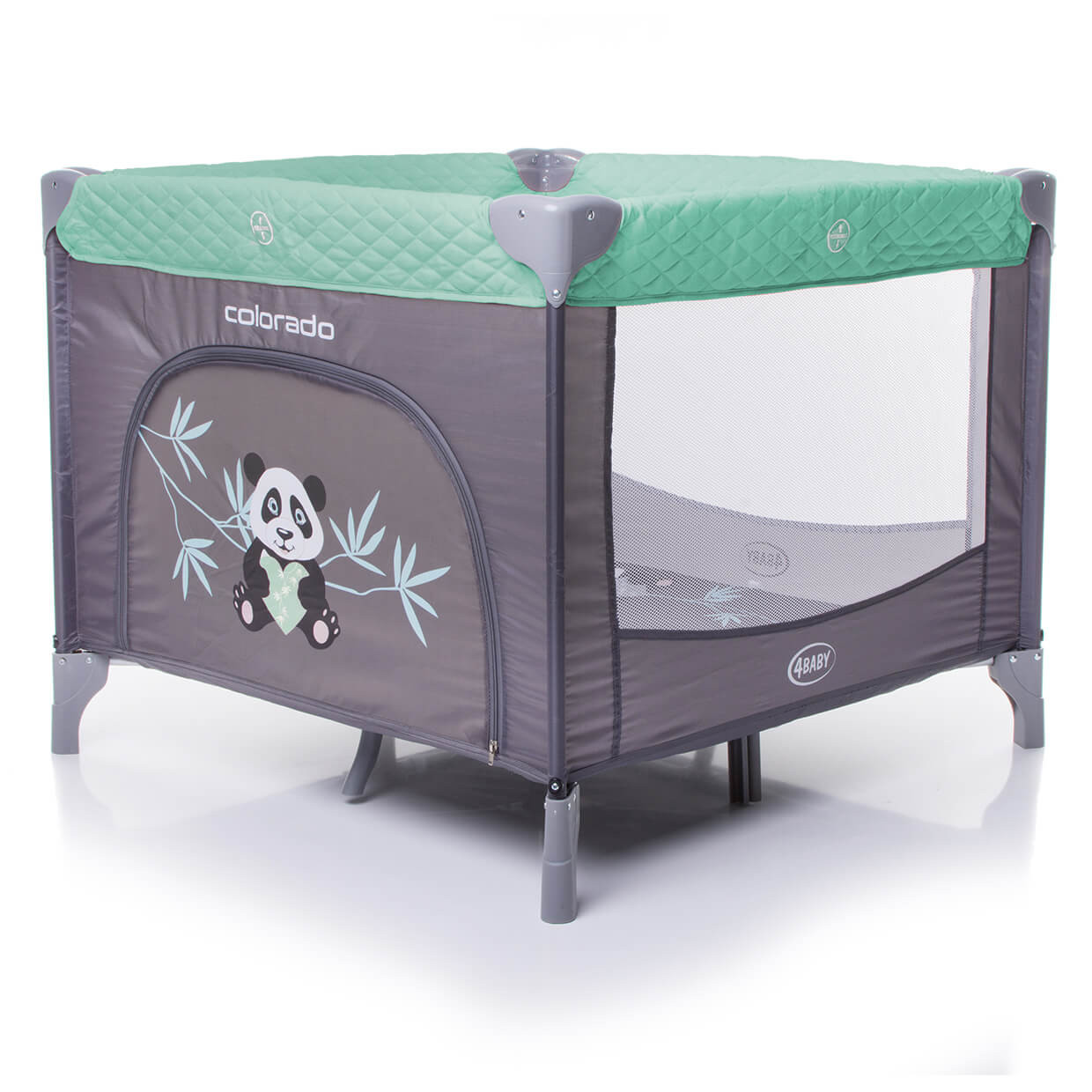 Kojec dziecięcy 100x100 szary