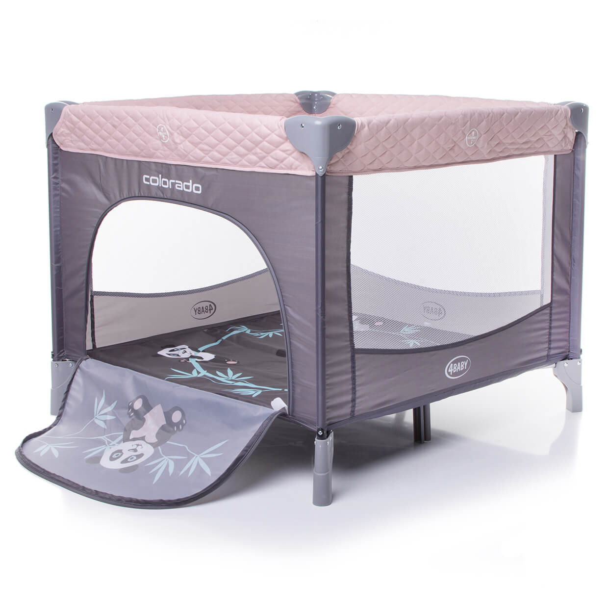 Kojec dziecięcy 100x100 szary