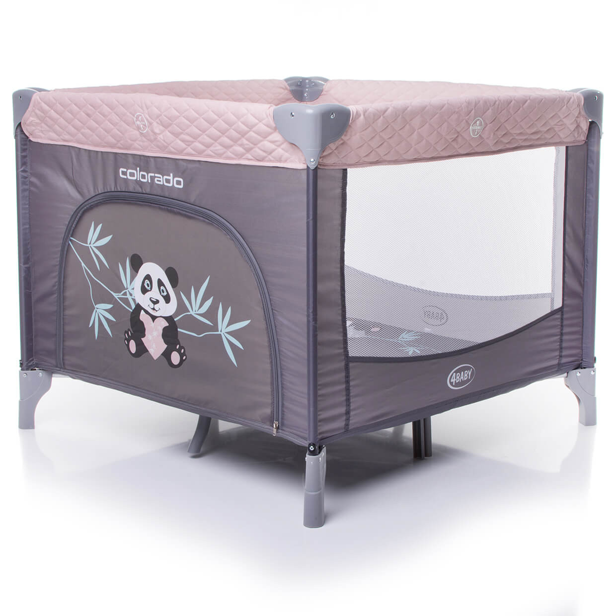 Kojec dziecięcy 100x100 szary