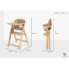 Krzesełko do karmienia dla dzieci modułowe ME&YOU wielofunkcyjne, stylowe