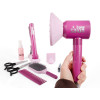 Zestaw fryzjerski z  suszarką i prostownicą z efektami + akcesoria fryzjerskie