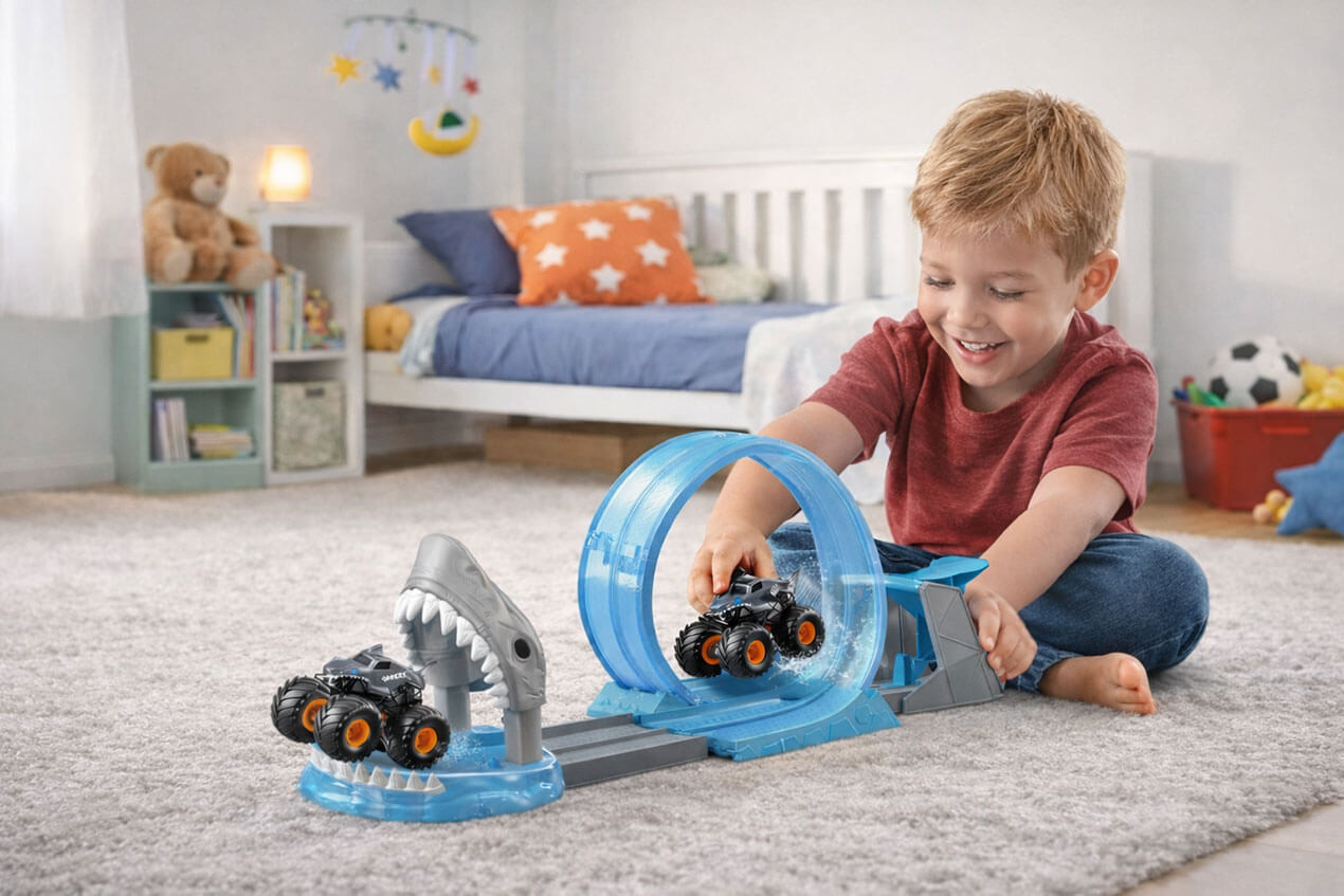 Wyrzutnia autek , zabawka dla dziecka 