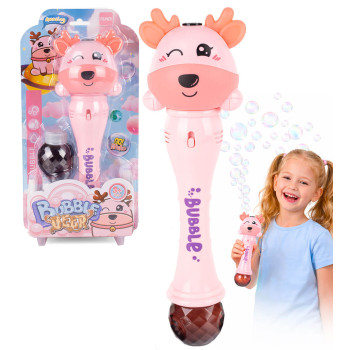 Maszynka do Baniek Mydlanych Jelonek 29 cm – Automatyczna Wytwornica Baniek na Baterie