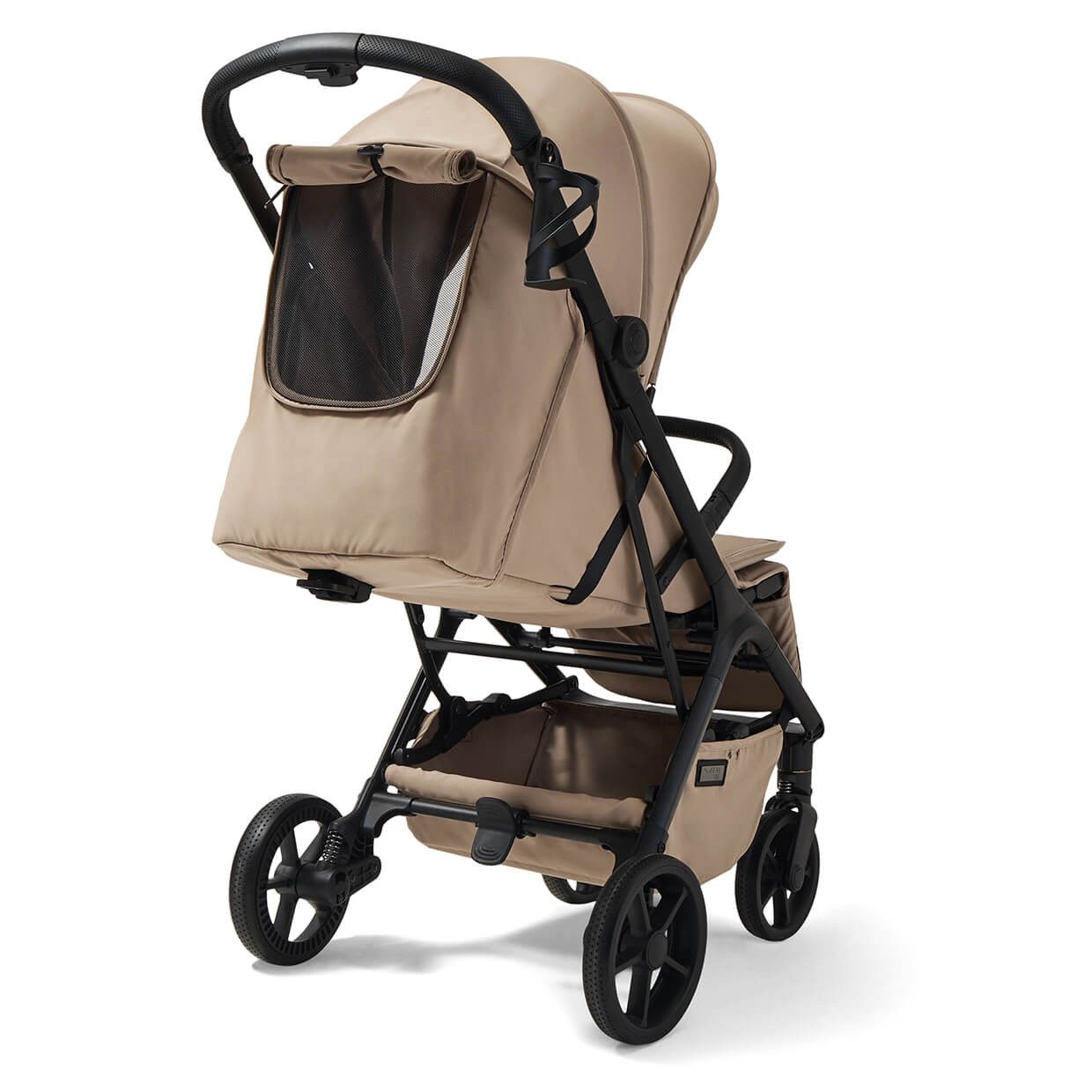 Wózek spacerowy, spacerówka X-ray SE Almond Cream lekka konstrukcja, stylowy miejski wózek