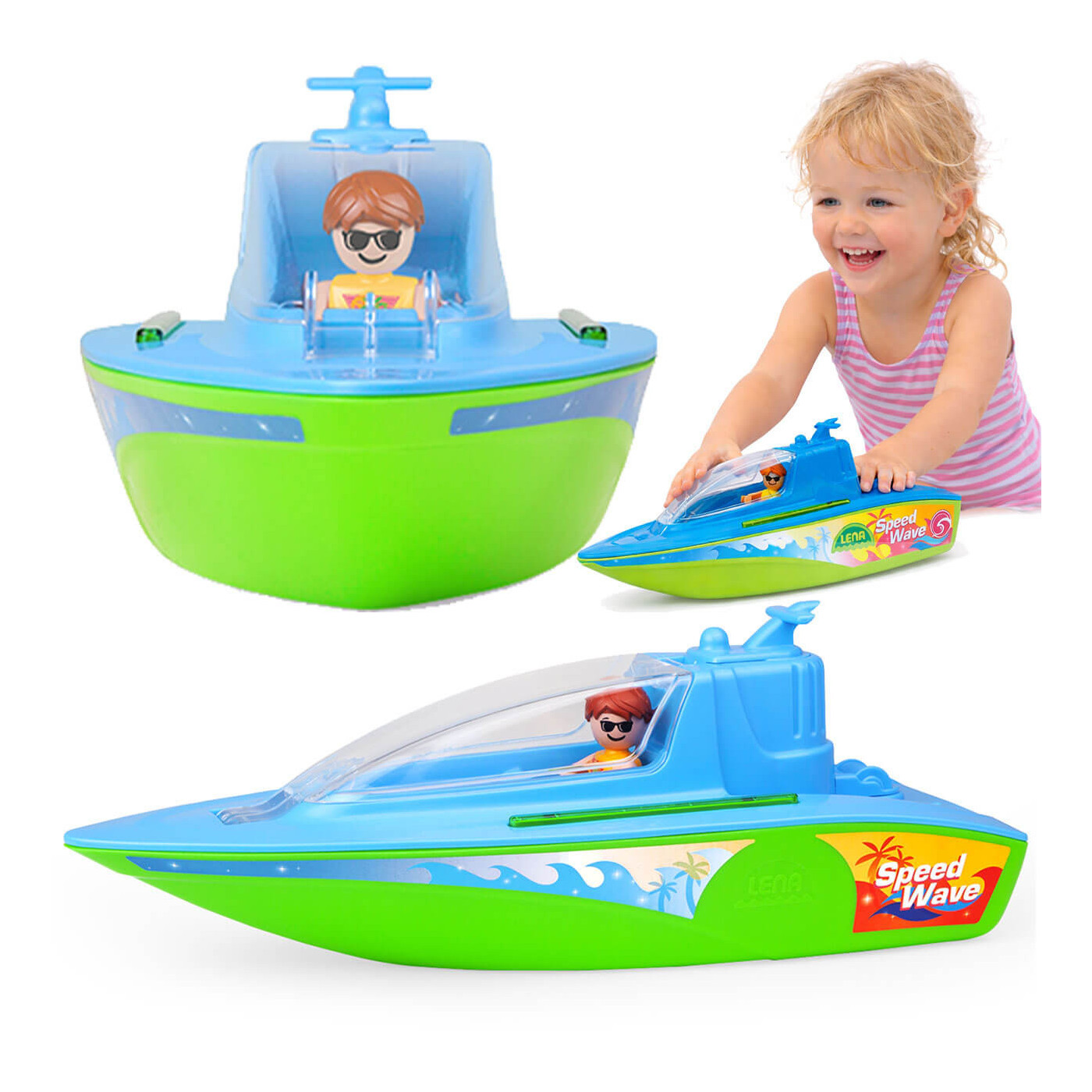 Łódka dla dzieci LENA 04725 Łódź zabawka do wody, basenu