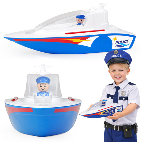 Łódź policyjna dla dzieci Łódka ratunkowa , zabawka do wody, basenu LENA