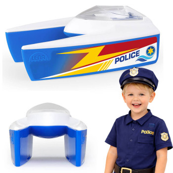 Łódka policyjna Katamaran dla Dzieci – Zabawka do Wody Basen Wanna LENA