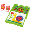 Mozaika dla dzieci w walizce, wtykana 400 el. układanka, zabawka kreatywna dla dzieci 3+