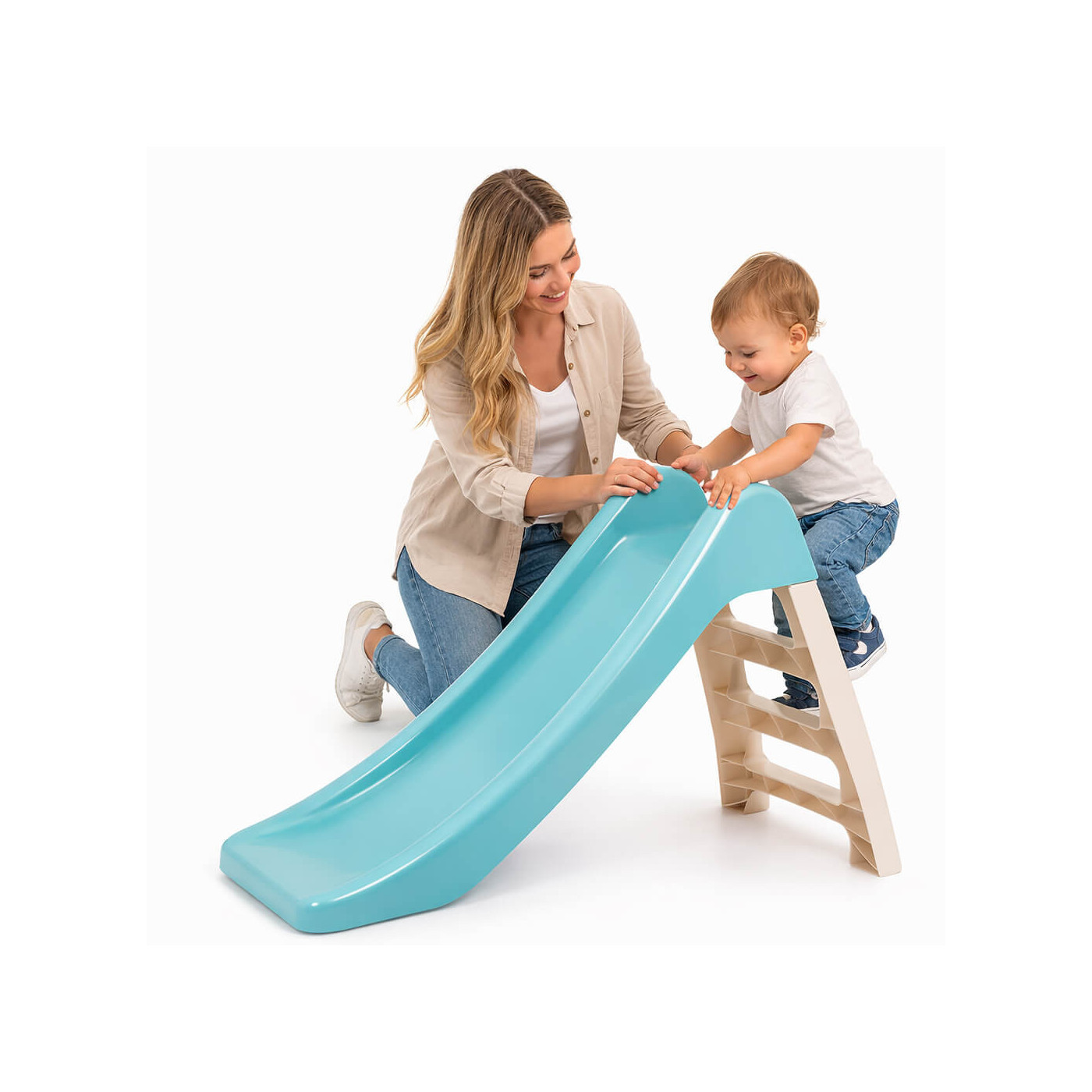 Zjeżdżalnia dziecięca, ślizg 110 cm,  Ślizgawka dla dzieci do domu i ogrodu