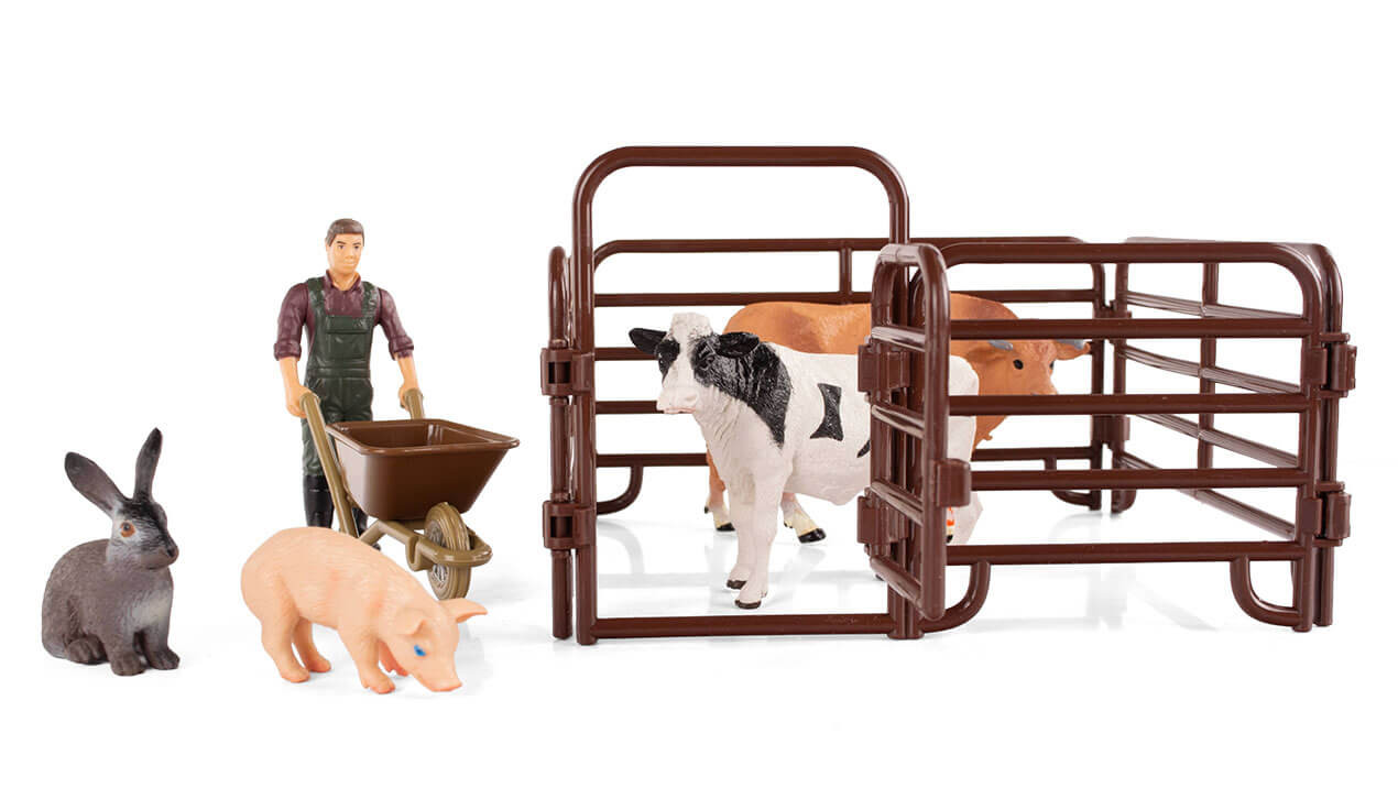 Zestaw figurek zwierzątek dla dziecka 