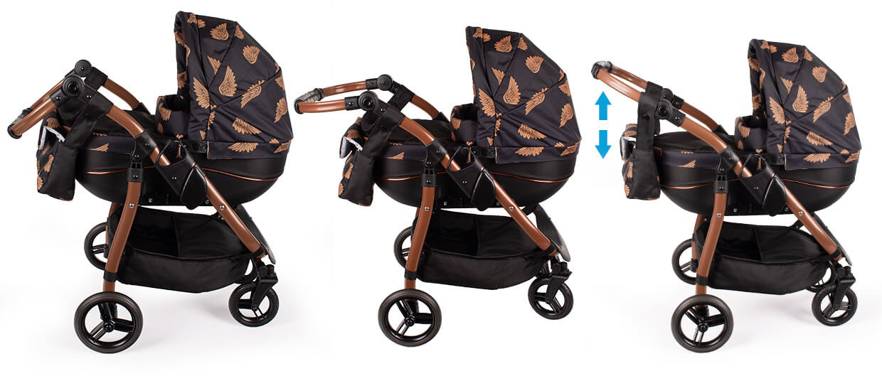 Wózek regulacja rączki - wózek dla lalek