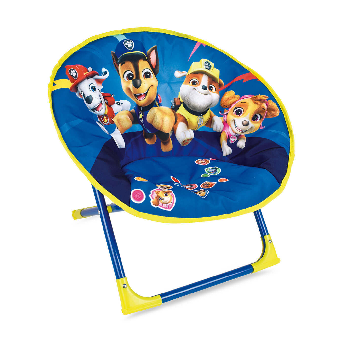 Krzesełko plażowe dziecięce rozkładane Psi Patrol leżak plażowy dla dzieci.