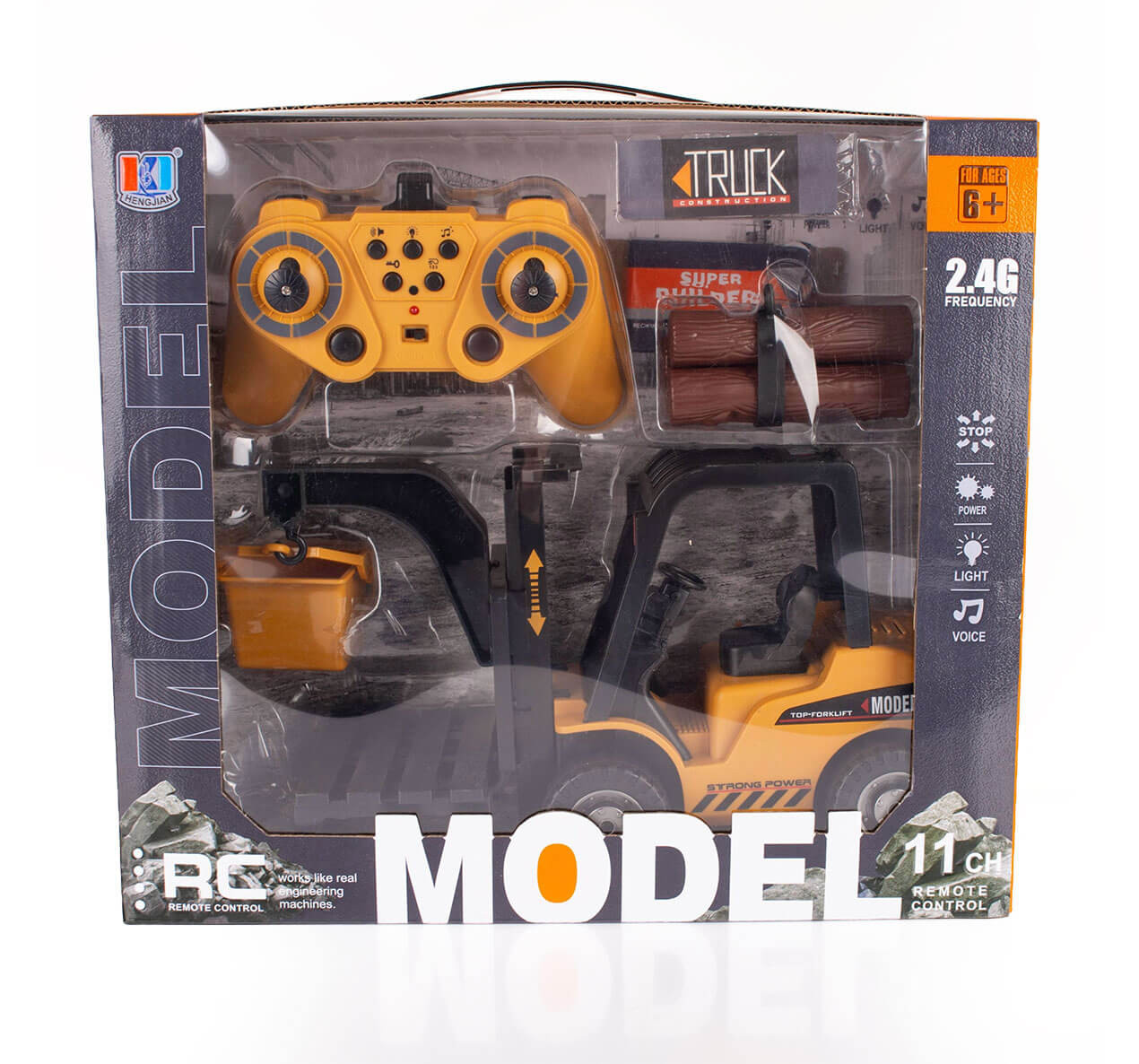 Zabawka zdalnie sterowana na pilota R/c widlak