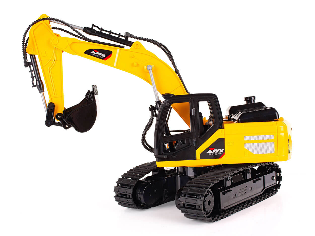 Koparka na gąsieniach z łyżką do rozkręcania