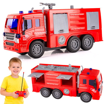 Samochód straż pożarna R/C zdalnie sterowany wóz strażacki dla dzieci pilot
