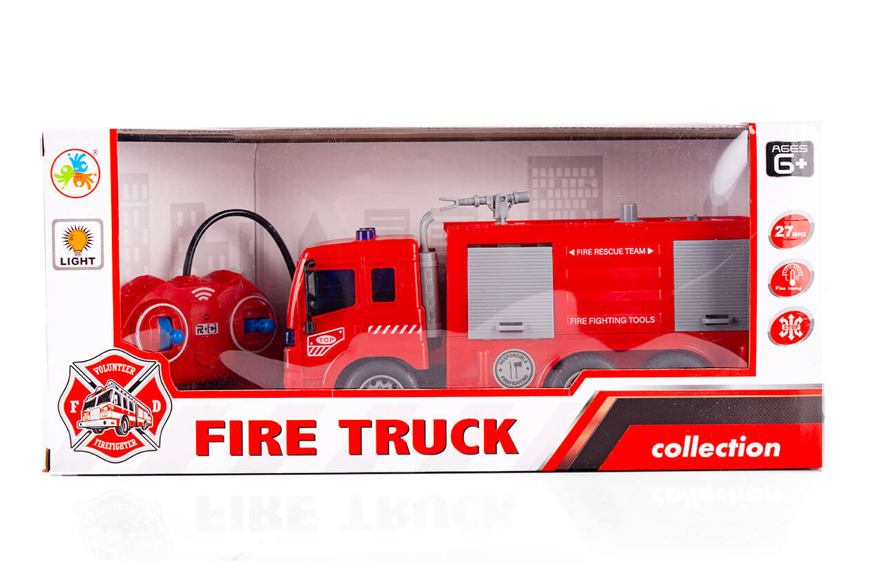 Wóz strażacki dla dziecka - zdalnie sterowany 