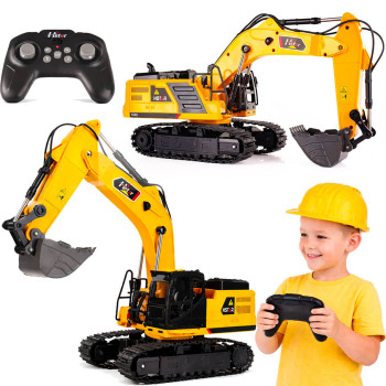 Koparka R/C na pilota obrotowa 360' – zdalnie sterowana koparka na gąsienicach