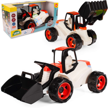 LENA Spychacz, Buldożer GIGANT koparka zabawka dla chłopca certyfikat TÜV