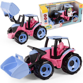 LENA Koparka Gigant dla dziewczynki z ruchomą łyżką spychacz 62 cm