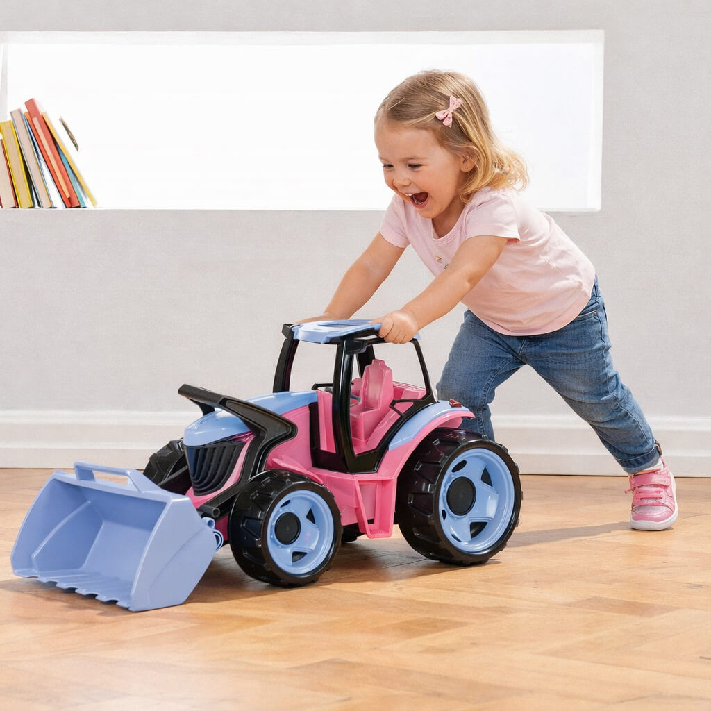 Traktor ciągnik dla dziewczynek 