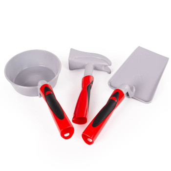 Lena zestaw narzędzi do piasku budowlany - narzędzia: młotek, chochla, kielnia 3el.