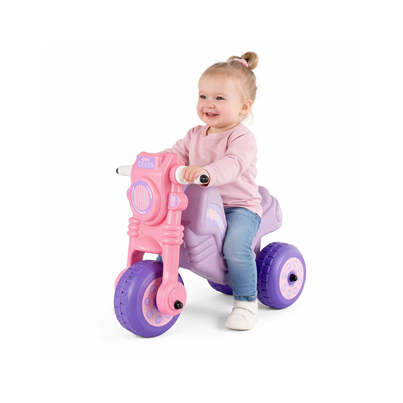 Motorek, jeździk, rowerek biegowy dla dziewczynki - wytrzymały, solidny