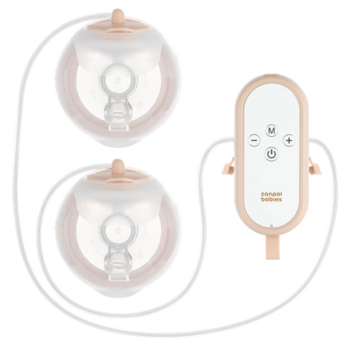 Podwójny laktator muszlowy MilkShell mobilny i cichy Canpol Babies
