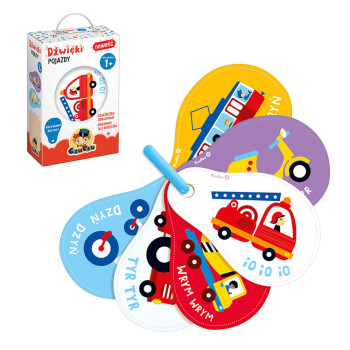 Czuczu Książeczka edukacyjna dźwięki pojazdy dla dzieci od roku