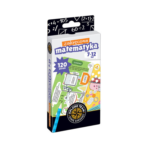 Czuczu Zakręcona matematyka książeczka edukacyjna dla dzieci 7+