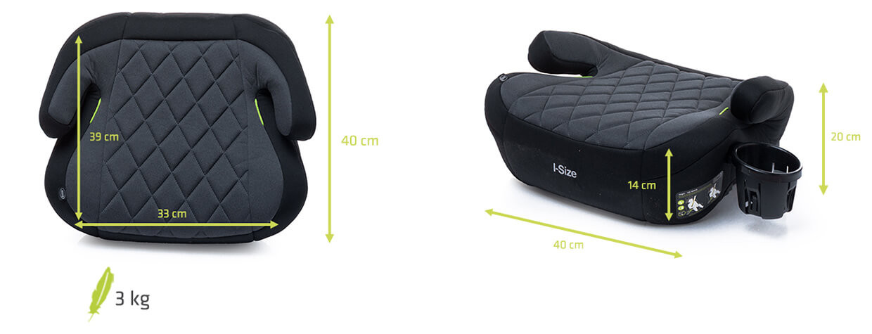 Fotelik Hi Fix cup specyfikacja wymiary