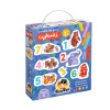 CzuCzu Puzzle do pary cyferki 3+ nauka liczenia do 10